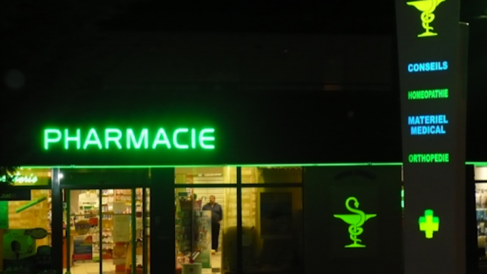 enseigne lumineuse LED