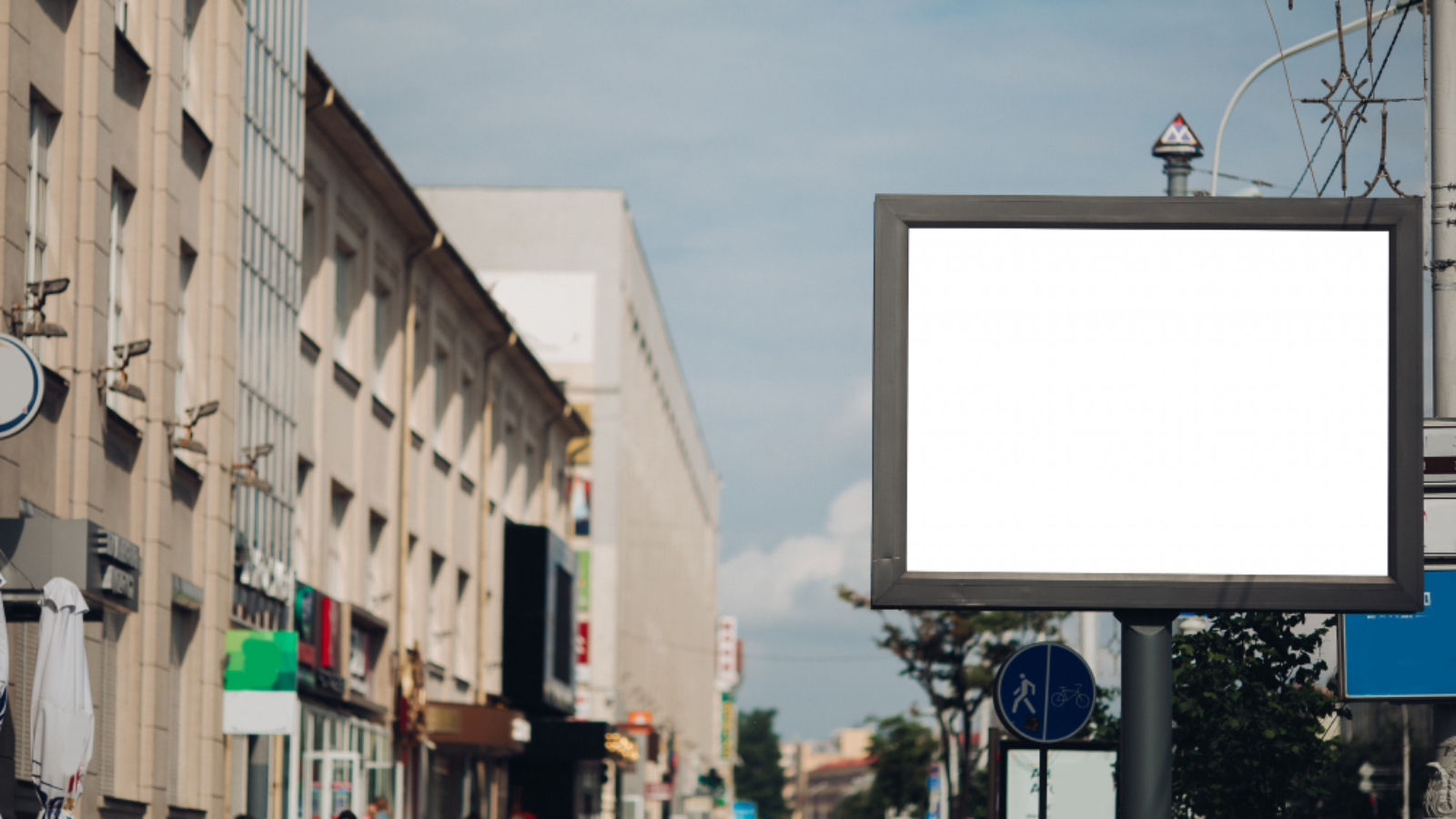 panneau publicitaire